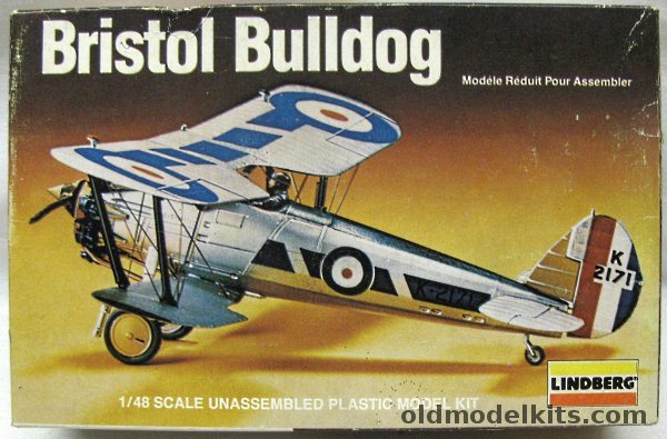 Lindberg 1/48 Bristol Bulldog, 917 plastic model kit